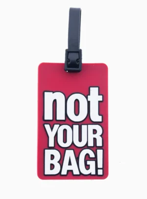TARJETERO DE VIAJE "NOT YOUR BAG"